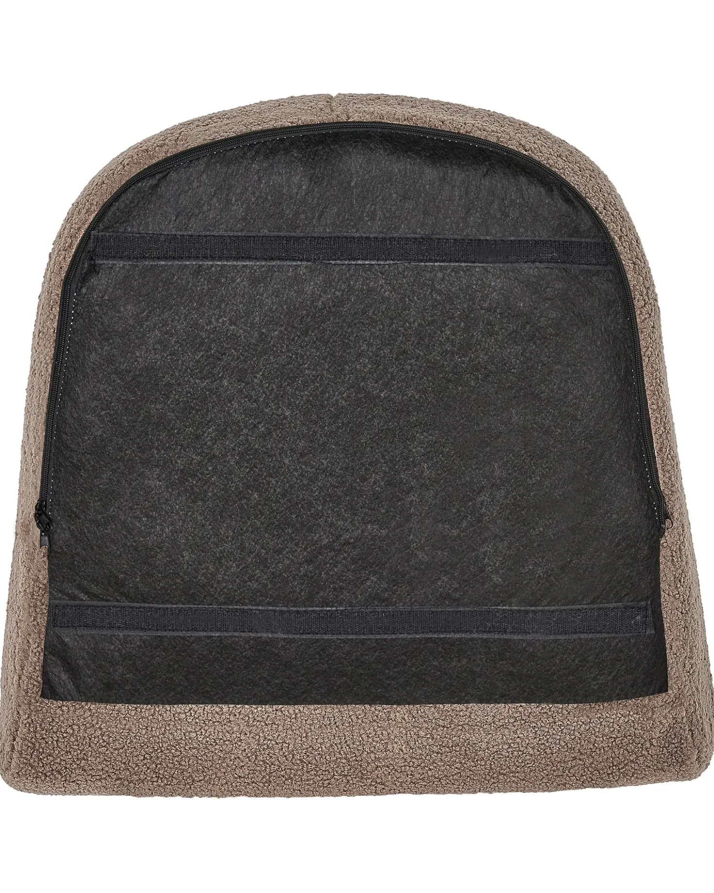 Poltrona DRAMMEN Bouclé Marrone