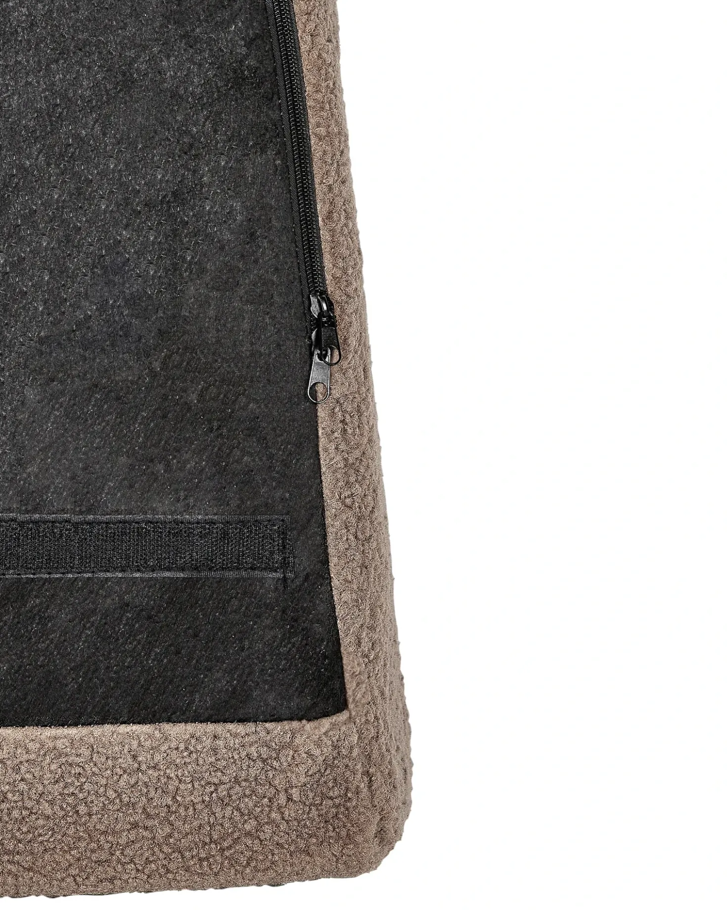 Poltrona DRAMMEN Bouclé Marrone