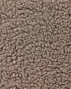 Poltrona DRAMMEN Bouclé Marrone