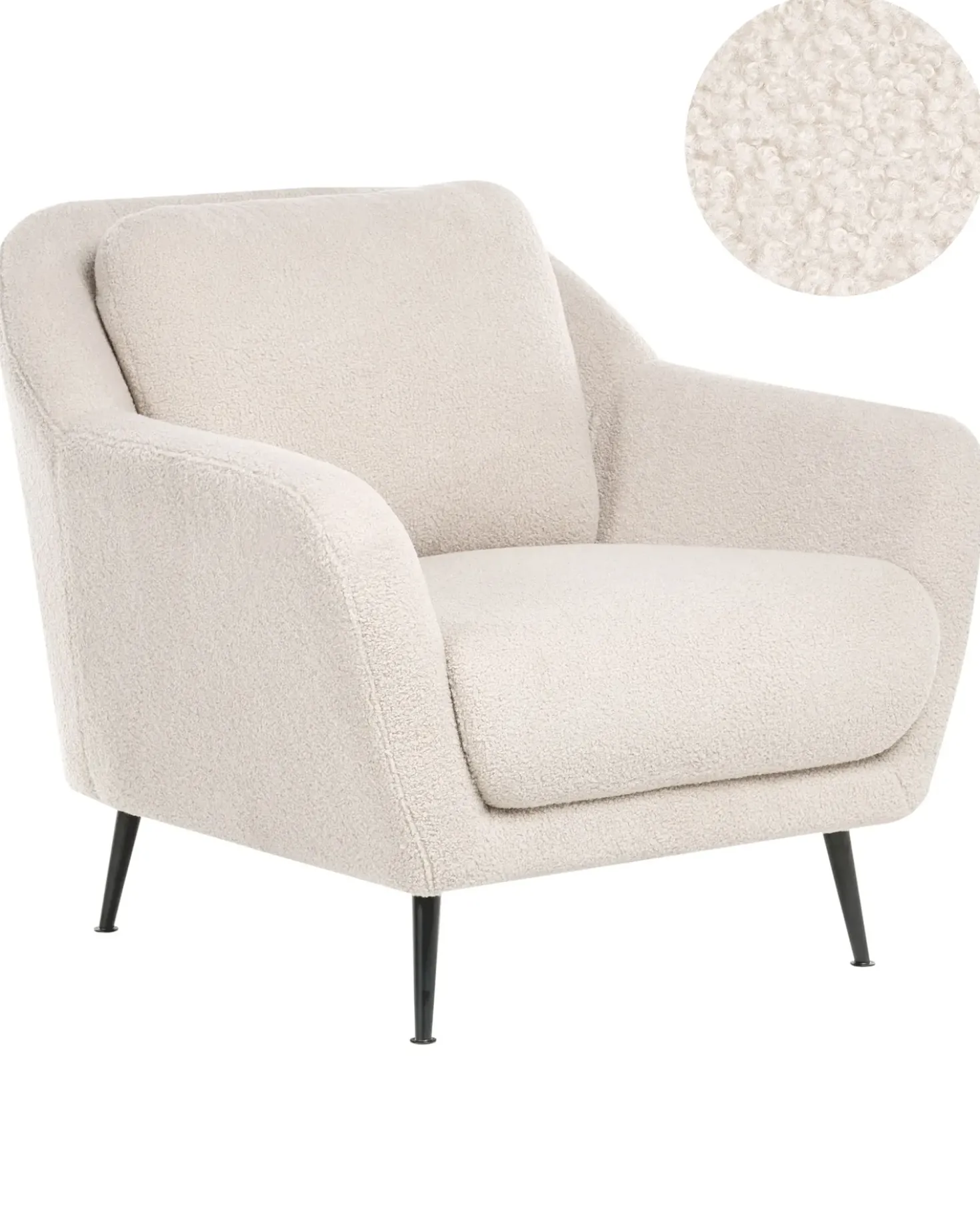 Poltrona EIBY Bouclé Beige