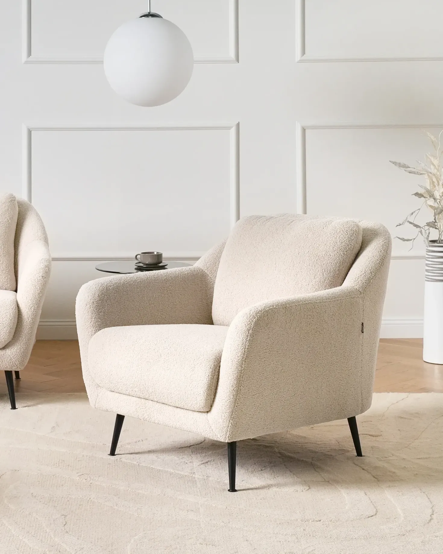 Poltrona EIBY Bouclé Beige