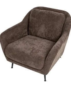 Poltrona EIBY Ciniglia Marrone scuro