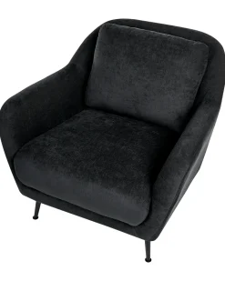 Poltrona EIBY Ciniglia Nero