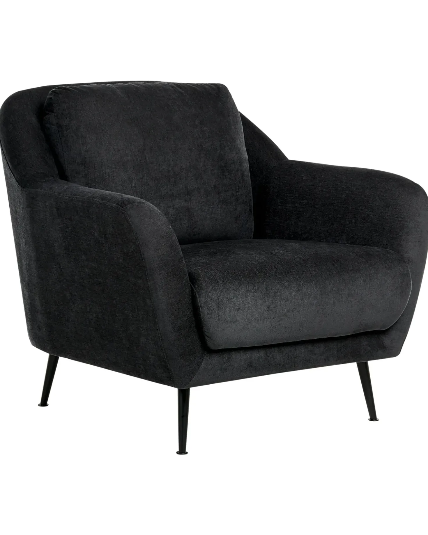 Poltrona EIBY Ciniglia Nero