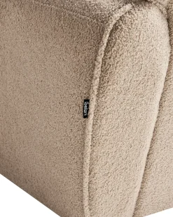 Poltrona ELLEDE Bouclé Marrone chiaro