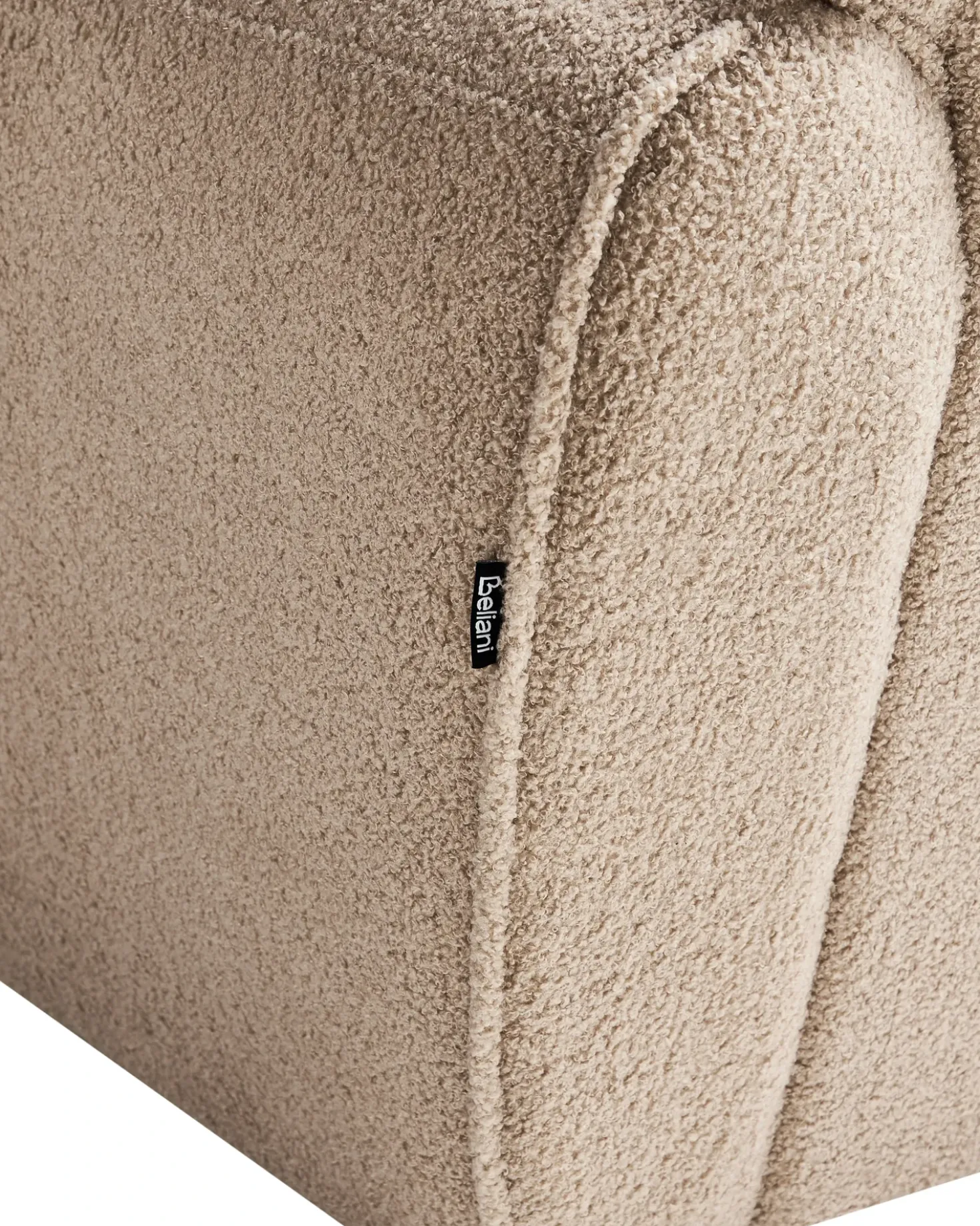 Poltrona ELLEDE Bouclé Marrone chiaro