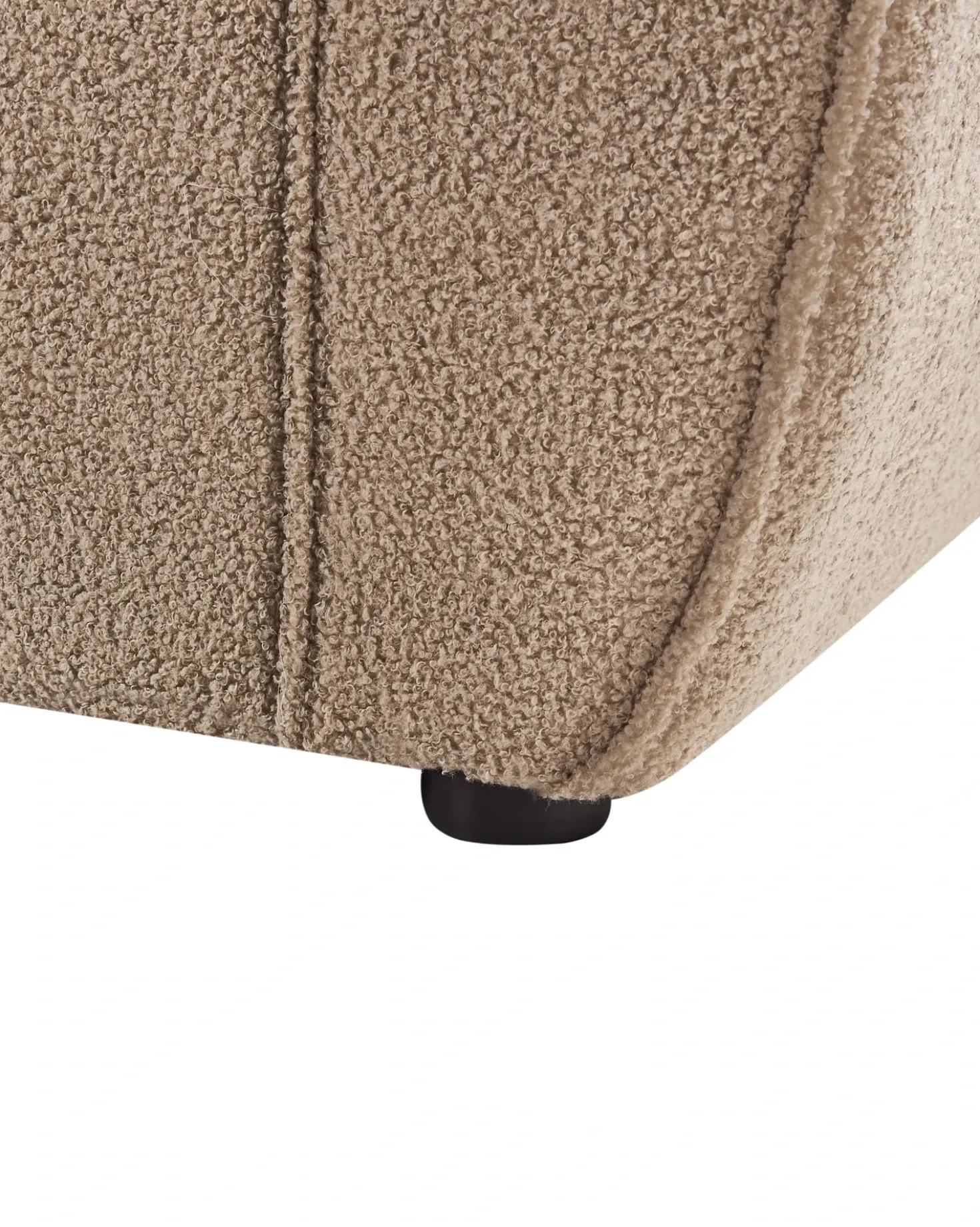 Poltrona ELLEDE Bouclé Marrone chiaro