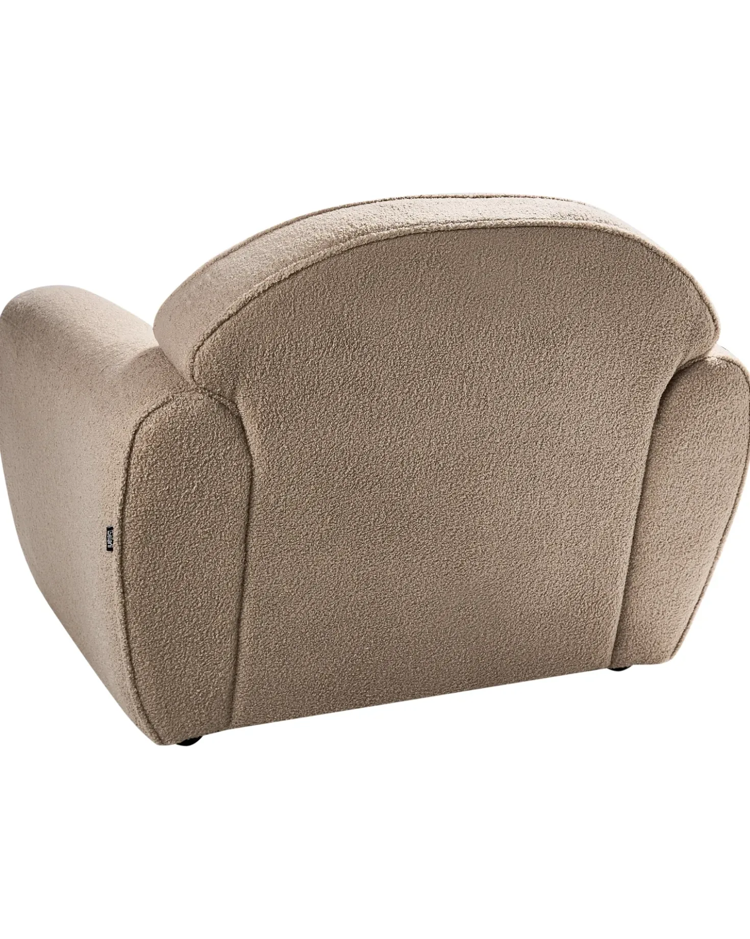 Poltrona ELLEDE Bouclé Marrone chiaro