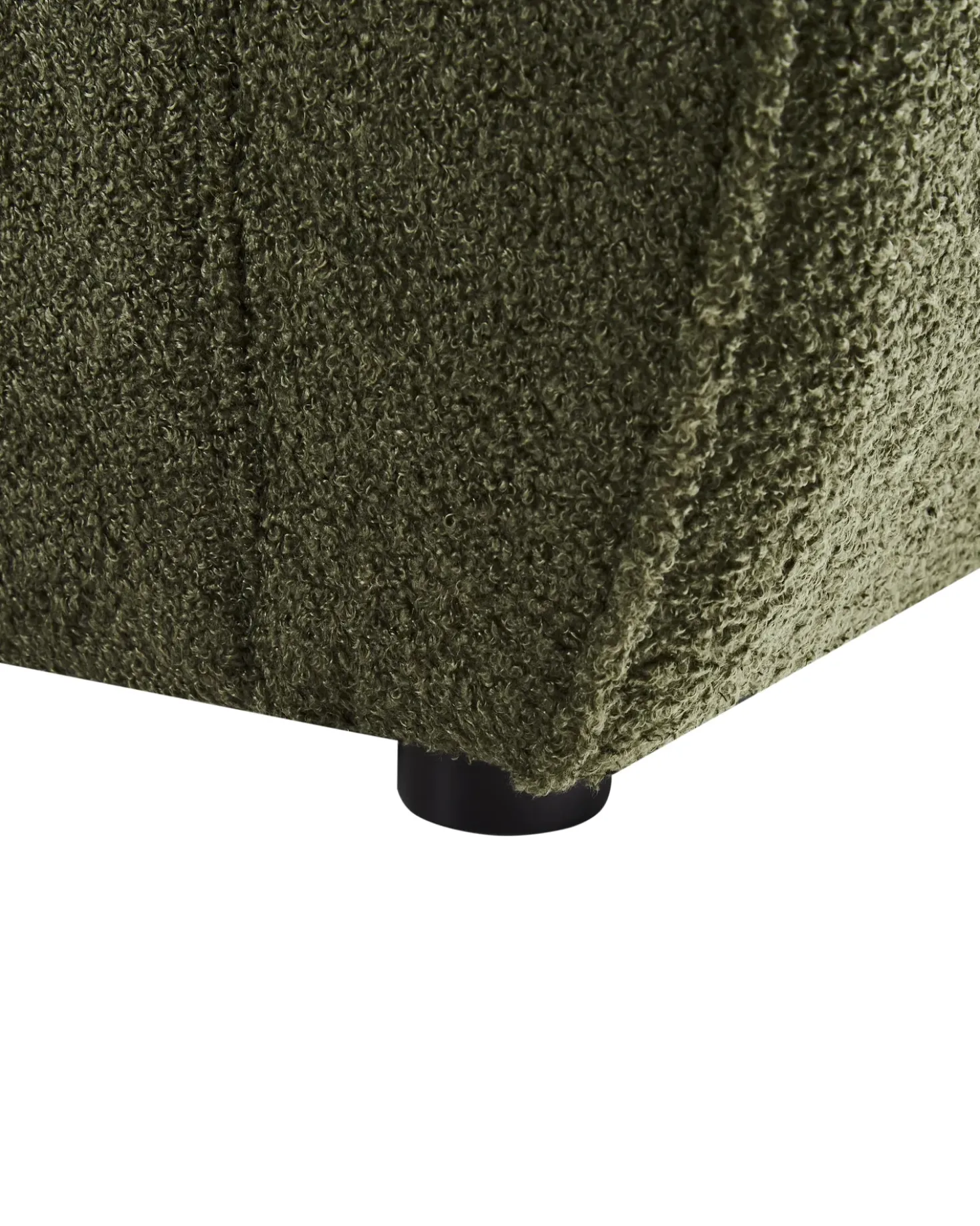 Poltrona ELLEDE Bouclé Verde scuro