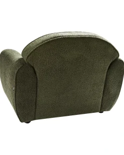 Poltrona ELLEDE Bouclé Verde scuro