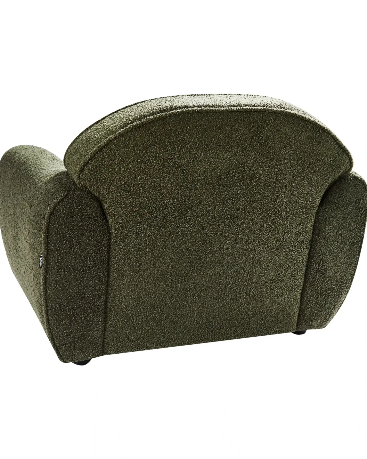 Poltrona ELLEDE Bouclé Verde scuro