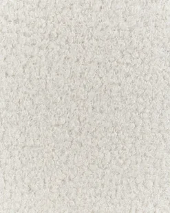 Poltrona ESRUM Bouclé Marrone scuro/Bianco