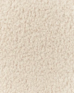 Poltrona ESRUM Bouclé Marrone scuro/Beige