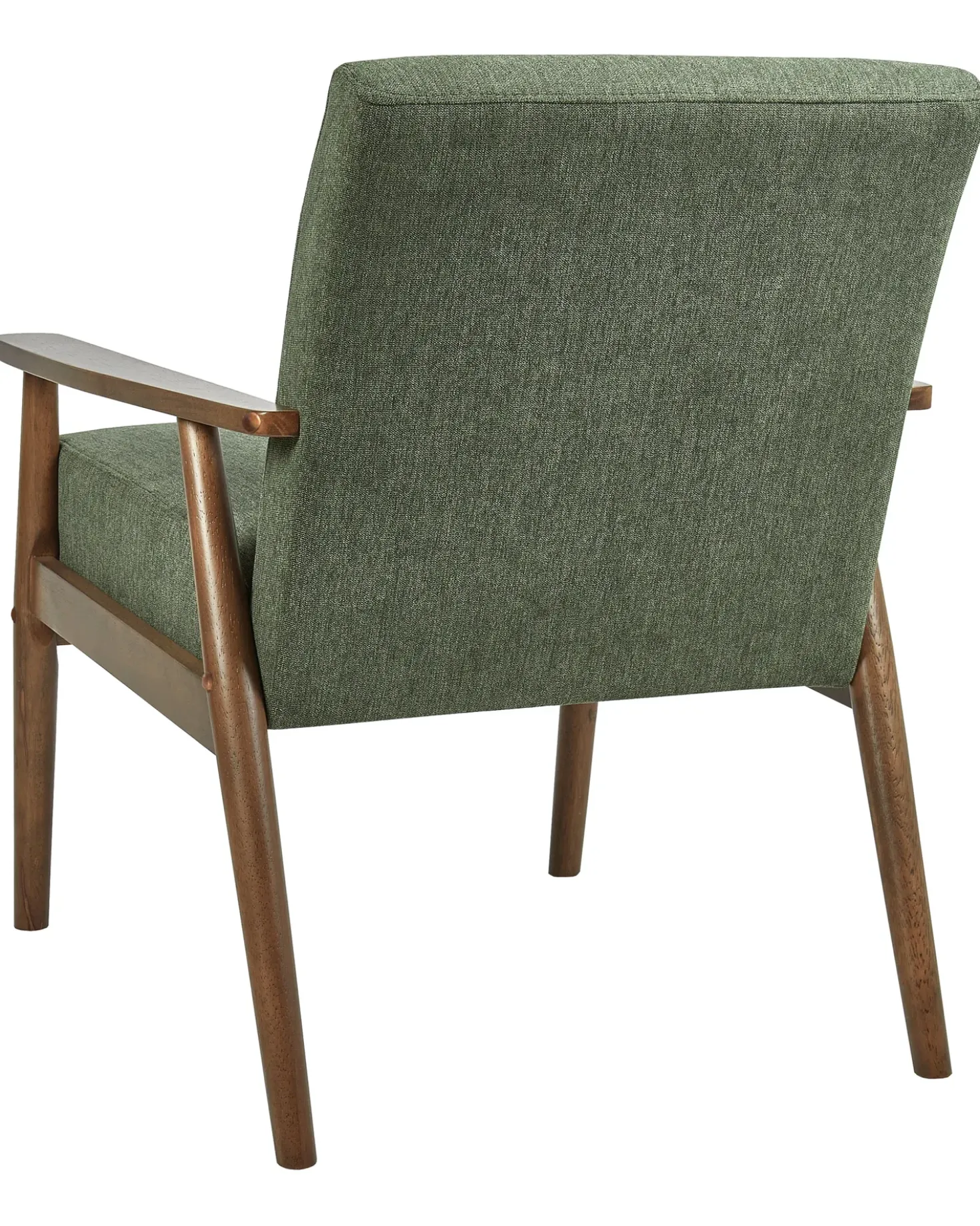 Poltrona ESRUM Tessuto Marrone scuro/Verde
