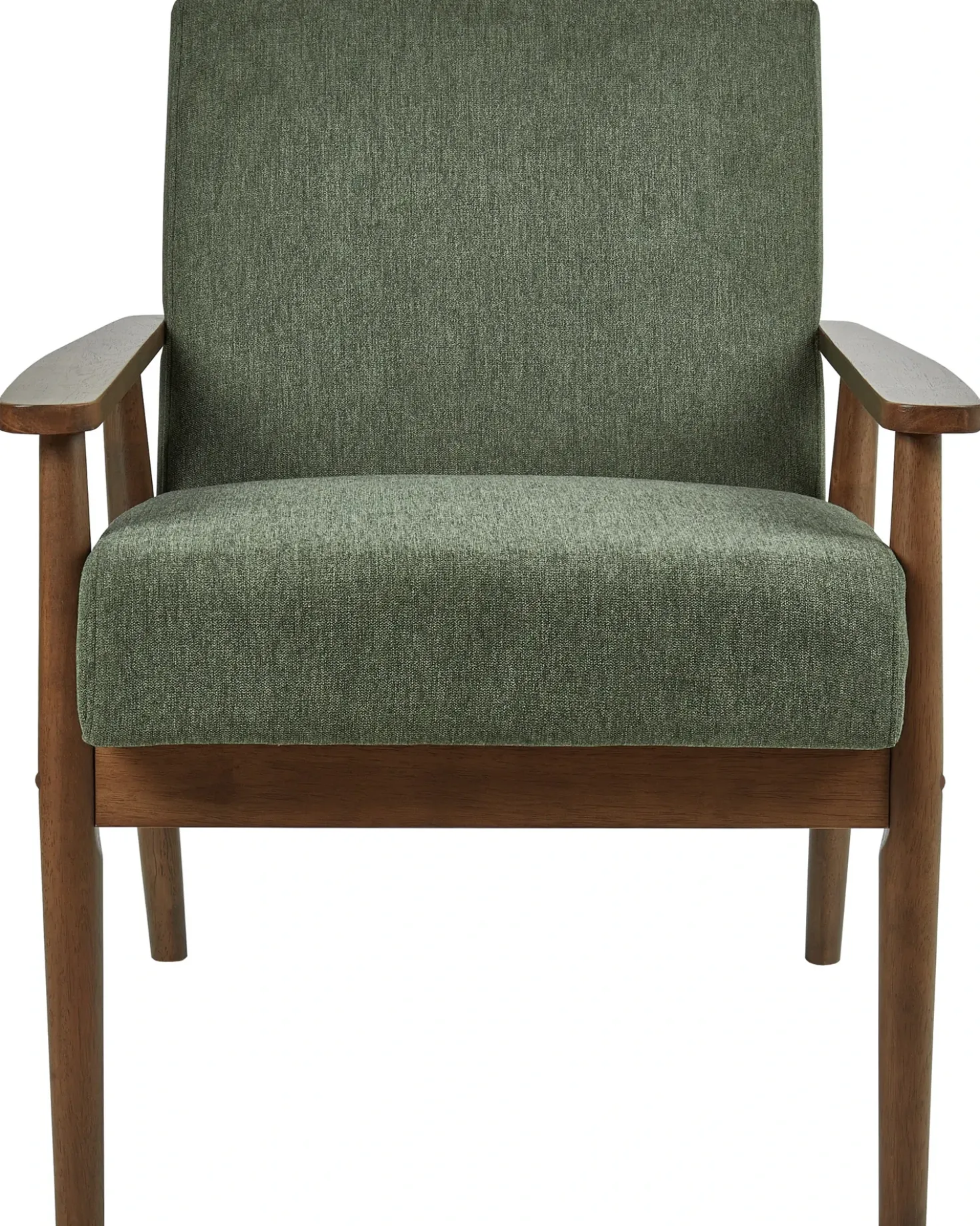 Poltrona ESRUM Tessuto Marrone scuro/Verde