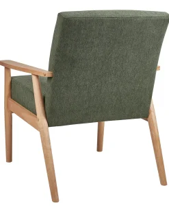 Poltrona ESRUM Tessuto Marrone chiaro/Verde