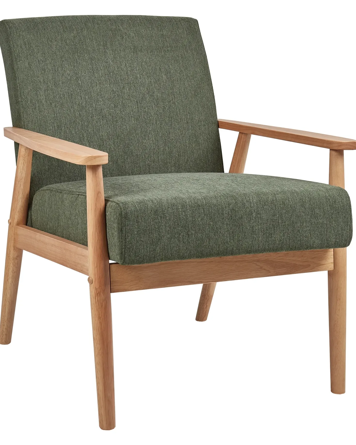 Poltrona ESRUM Tessuto Marrone chiaro/Verde