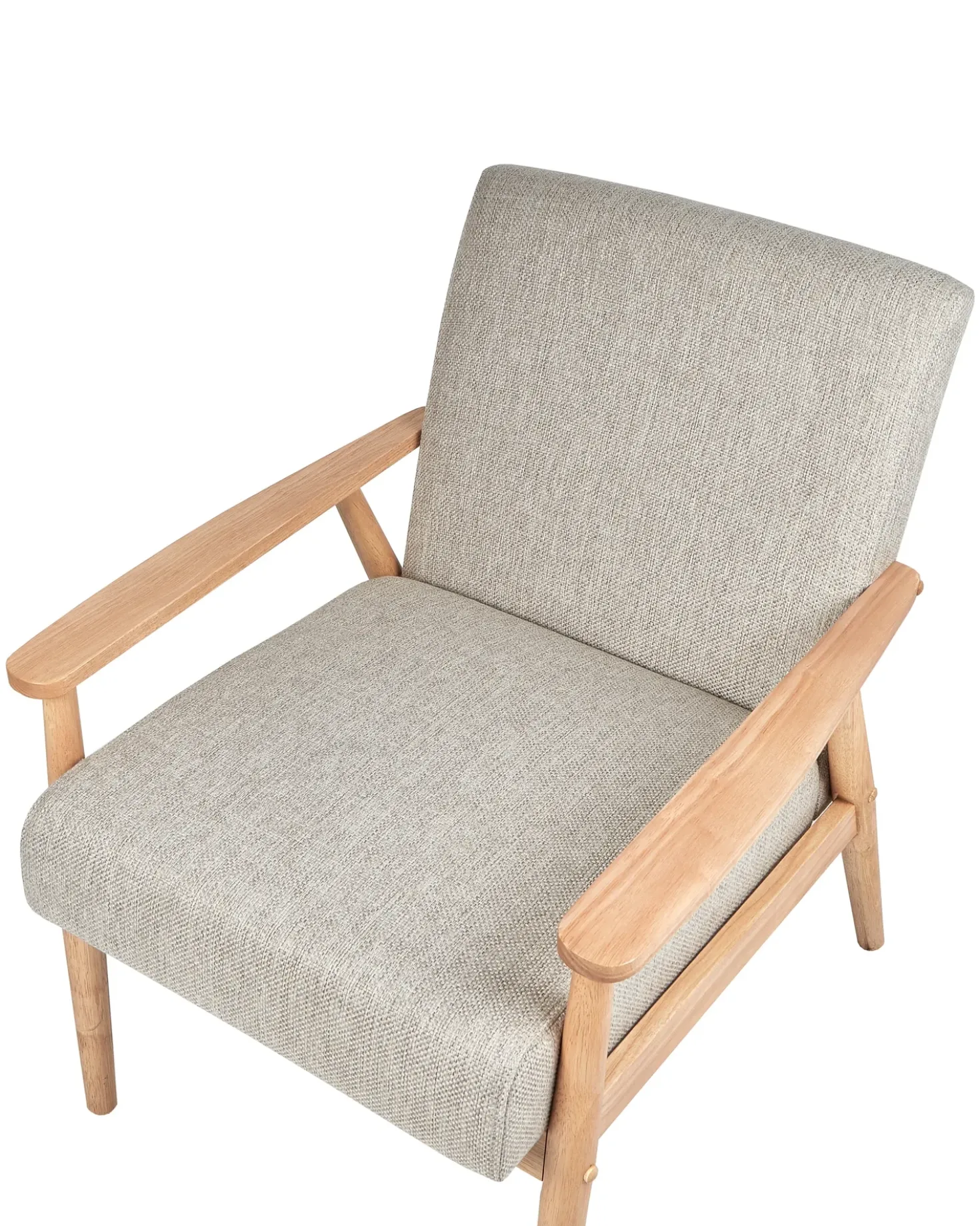 Poltrona ESRUM Tessuto Marrone chiaro/Grigio