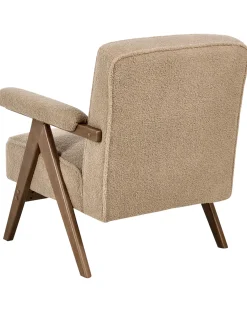 Poltrona EVJE Bouclé Beige sabbia