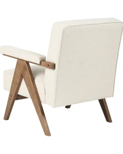 Poltrona EVJE Tessuto Beige chiaro