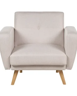 Poltrona FLORLI Tessuto Beige chiaro