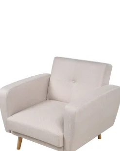 Poltrona FLORLI Tessuto Beige chiaro