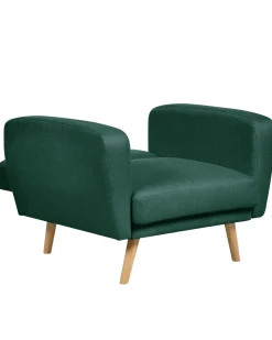 Poltrona FLORLI Tessuto Verde scuro