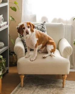 Poltrona FREDROS Tessuto Beige chiaro