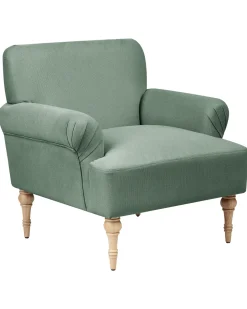 Poltrona FREDROS Tessuto Verde chiaro
