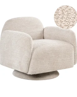 Poltrona girevole AAPUA Tessuto Beige