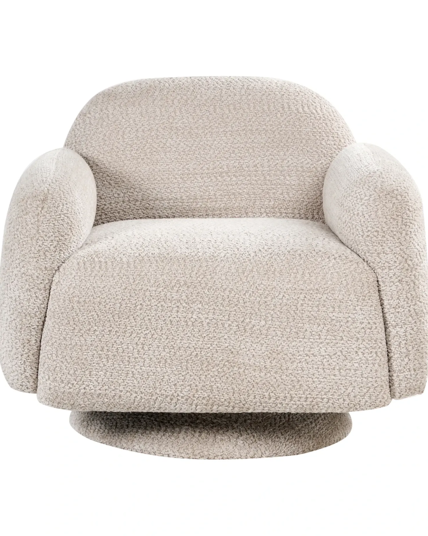 Poltrona girevole AAPUA Tessuto Beige