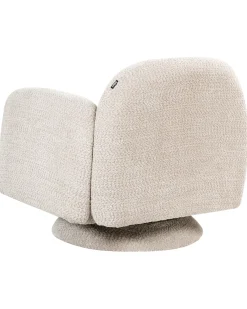 Poltrona girevole AAPUA Tessuto Beige