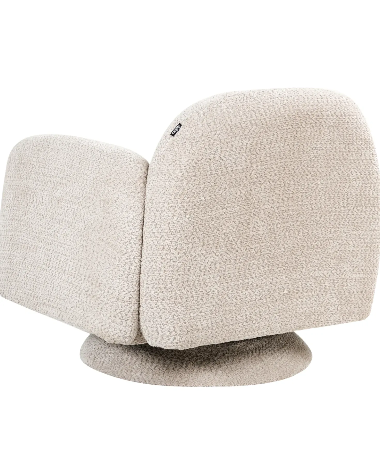 Poltrona girevole AAPUA Tessuto Beige