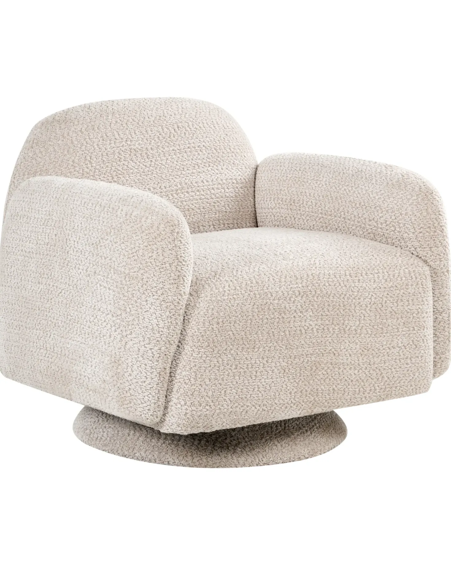 Poltrona girevole AAPUA Tessuto Beige