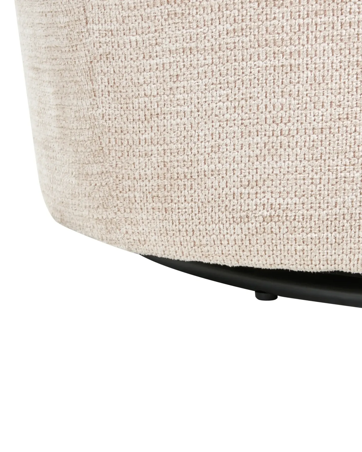 Poltrona girevole ALVDAL Tessuto Beige