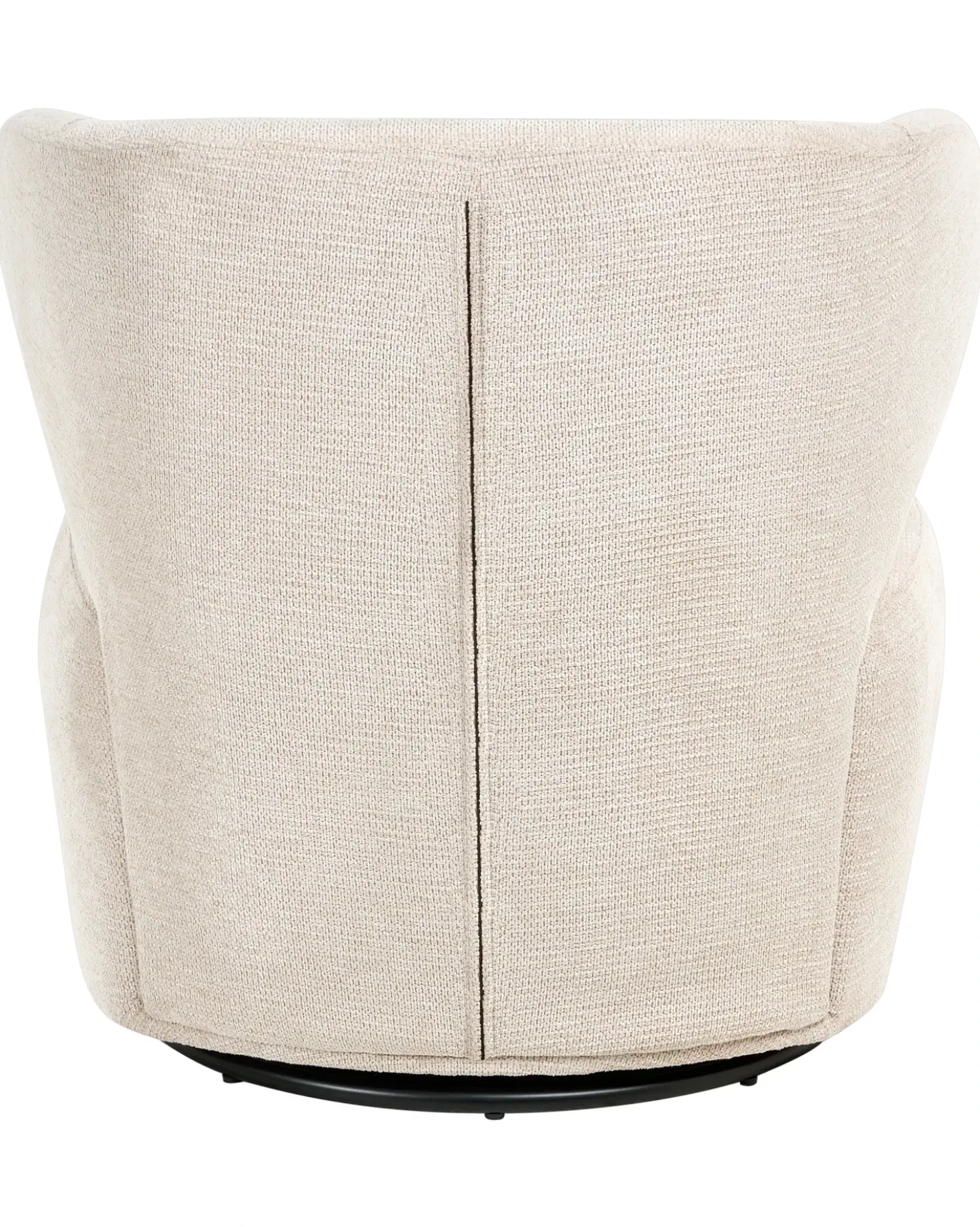 Poltrona girevole ALVDAL Tessuto Beige