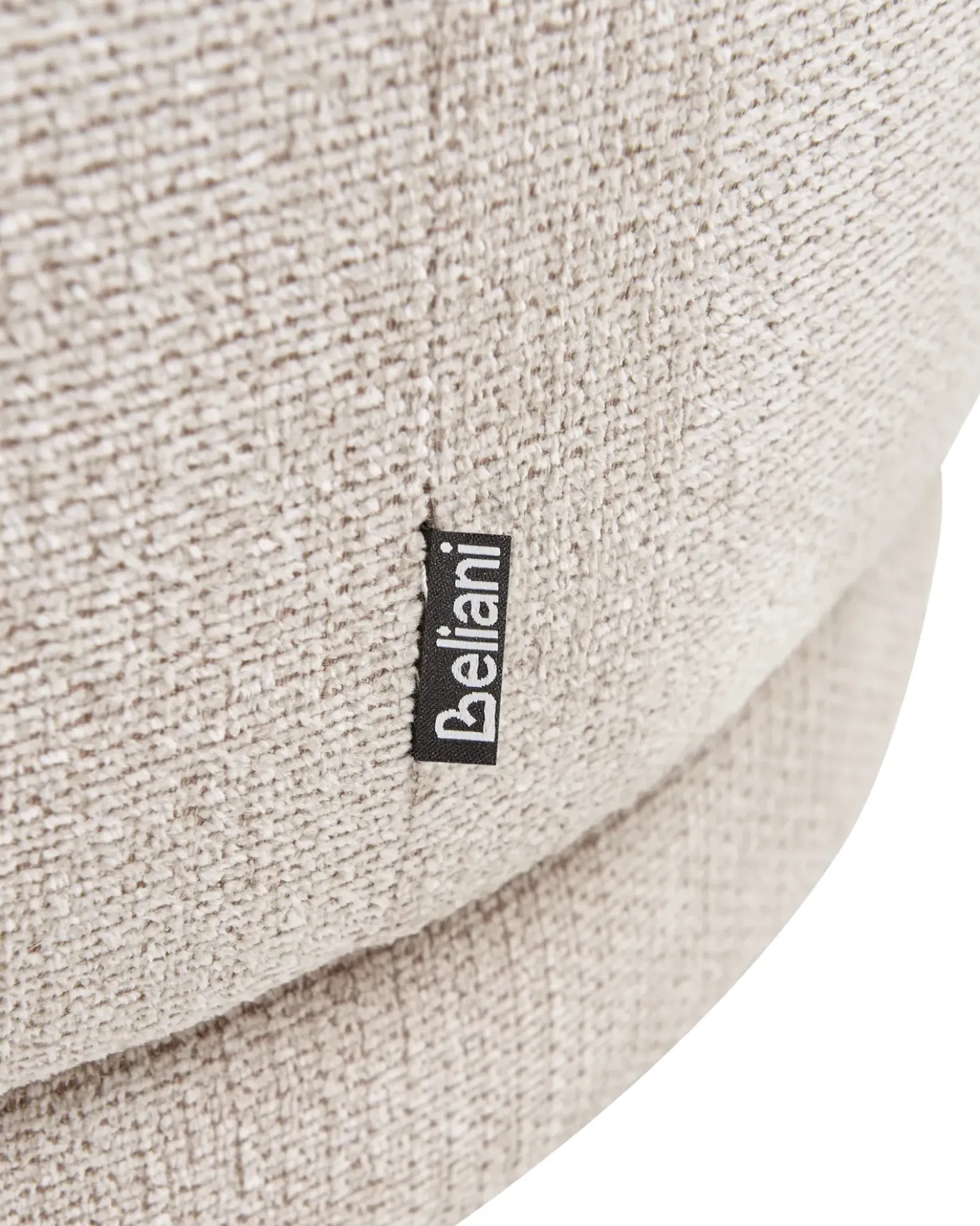Poltrona girevole ANDALEN Tessuto Beige chiaro