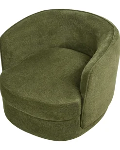 Poltrona girevole ANDALEN Tessuto Verde