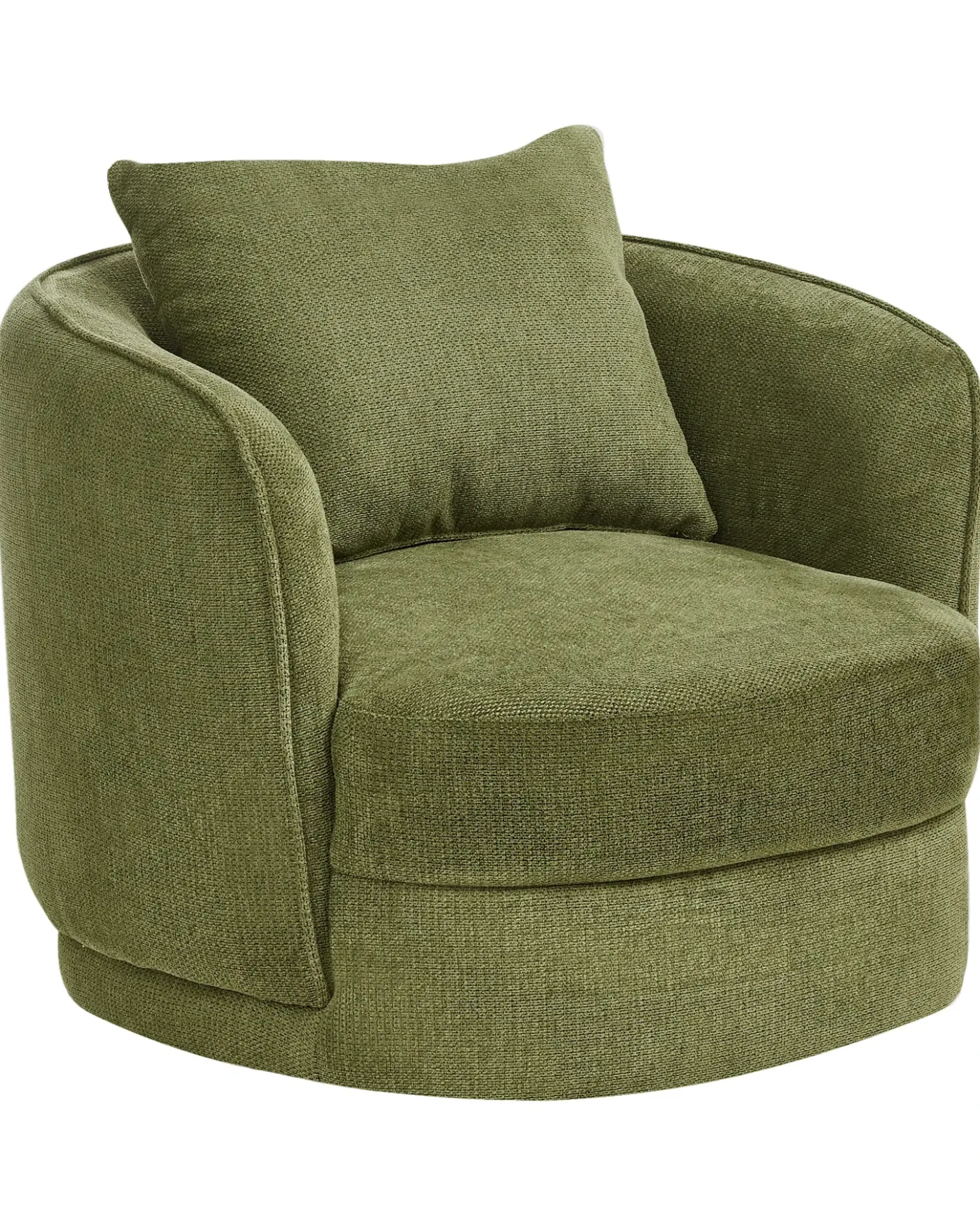 Poltrona girevole ANDALEN Tessuto Verde