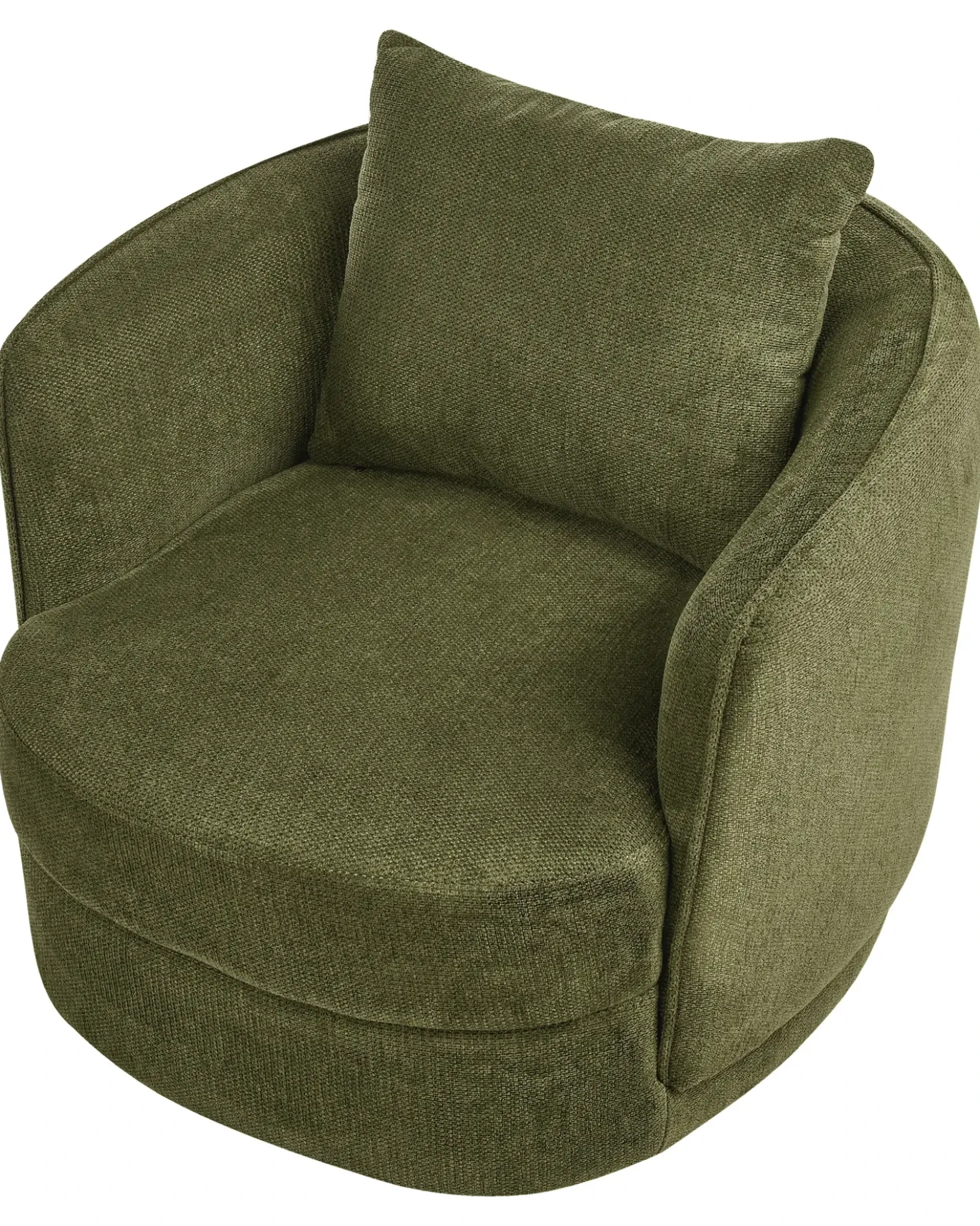 Poltrona girevole ANDALEN Tessuto Verde