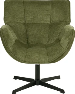 Poltrona girevole AUMA Tessuto Verde