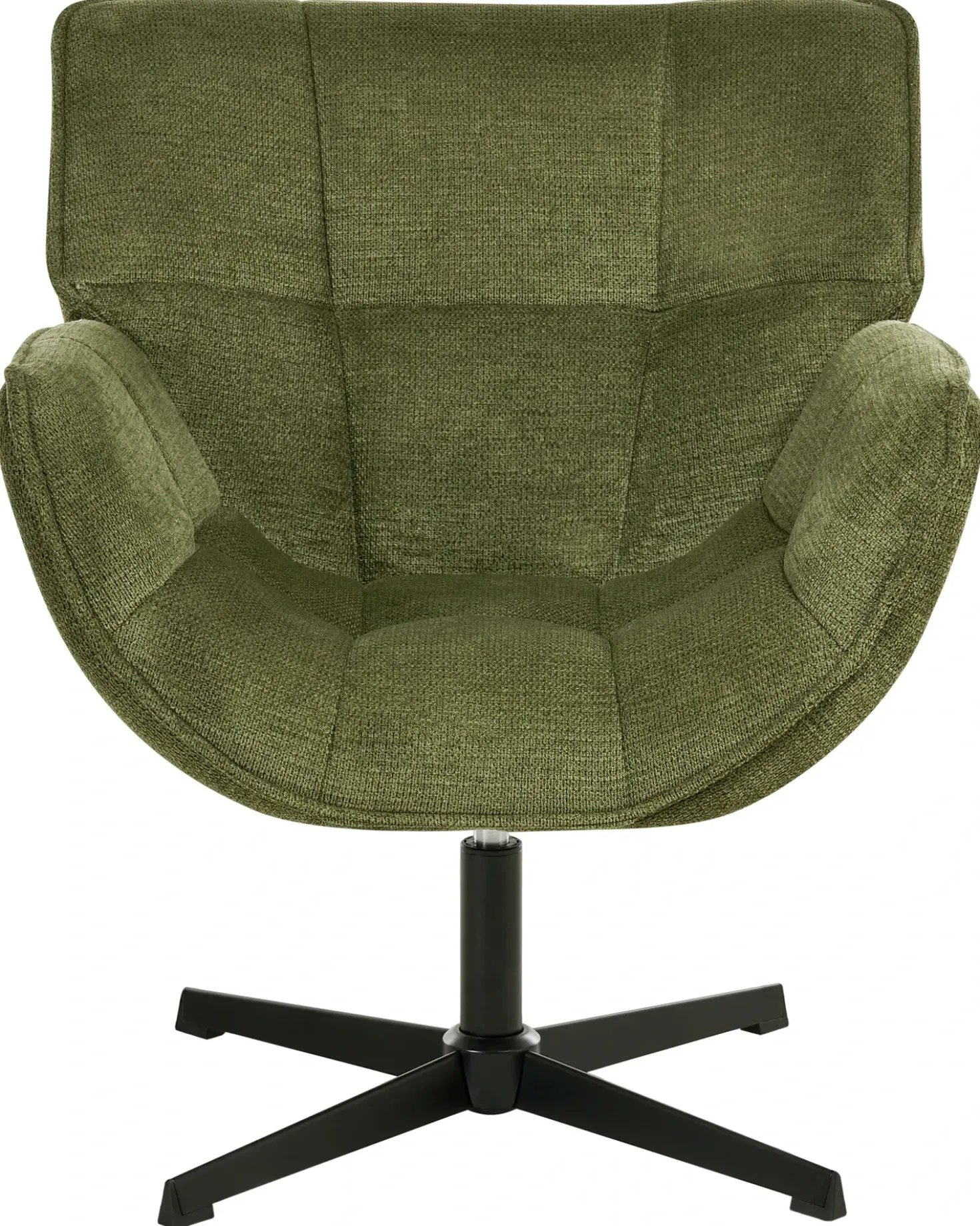 Poltrona girevole AUMA Tessuto Verde