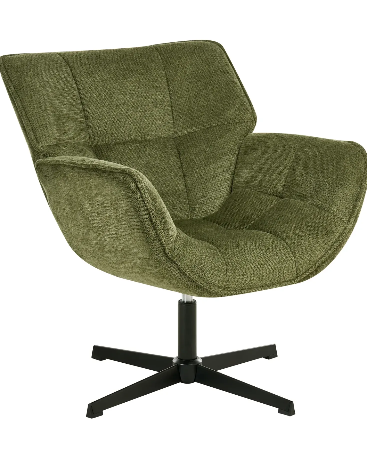 Poltrona girevole AUMA Tessuto Verde
