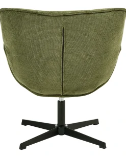 Poltrona girevole AUMA Tessuto Verde