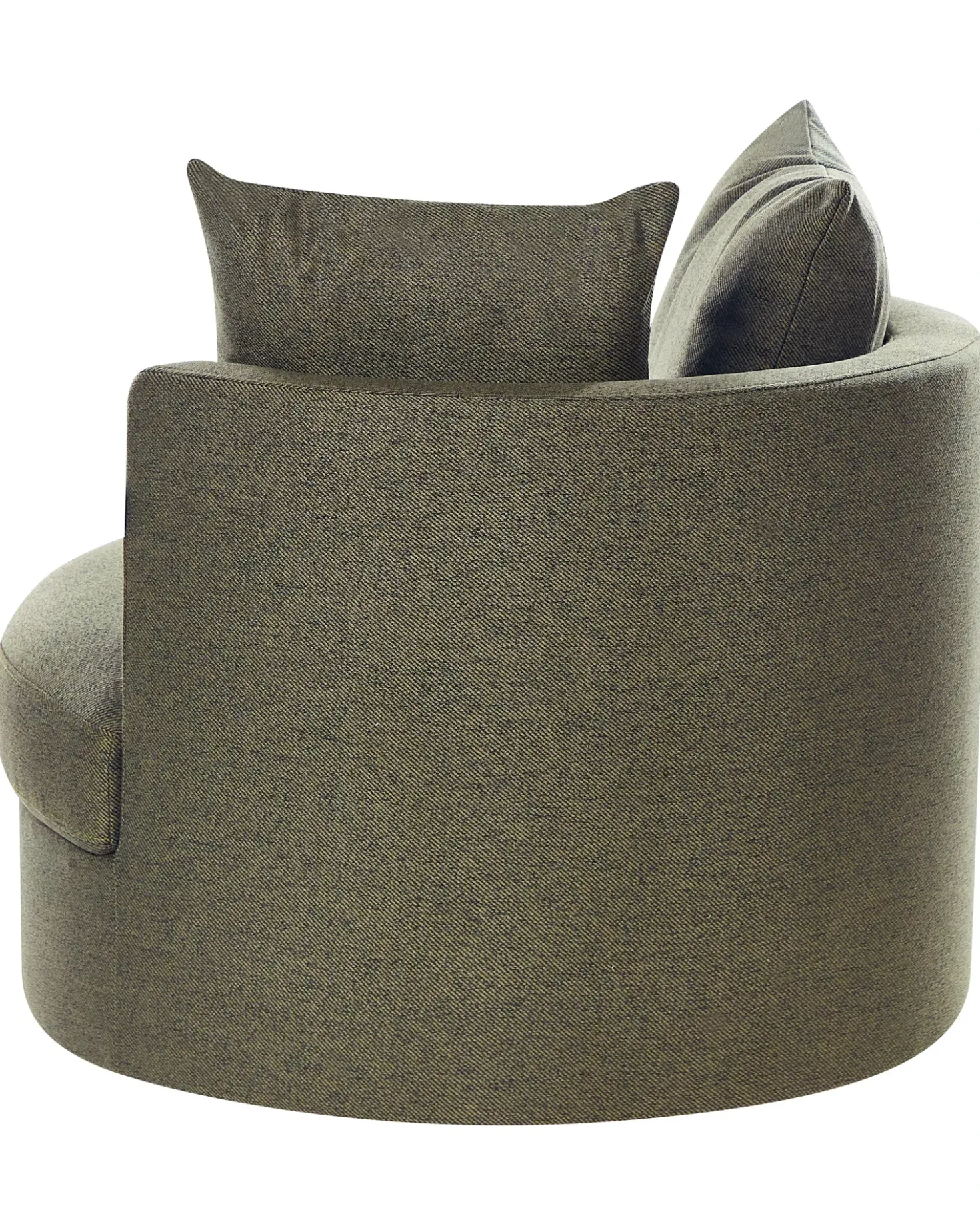 Poltrona girevole DALBY Tessuto Verde scuro