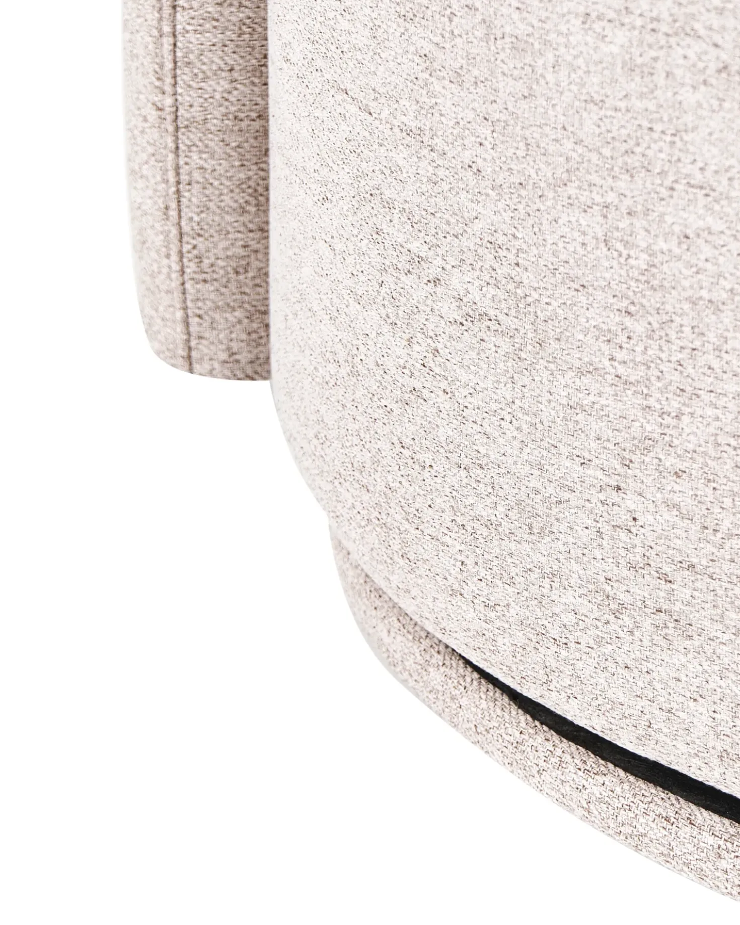 Poltrona girevole ENNORA Tessuto Beige