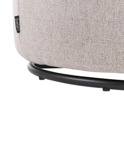 Poltrona girevole HORSENS con contenitore Tessuto Beige
