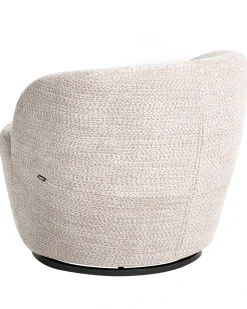 Poltrona girevole KUOLPA Ciniglia Beige