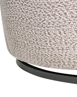 Poltrona girevole KUOLPA Ciniglia Beige