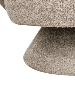 Poltrona girevole LIEKSA Bouclé Beige